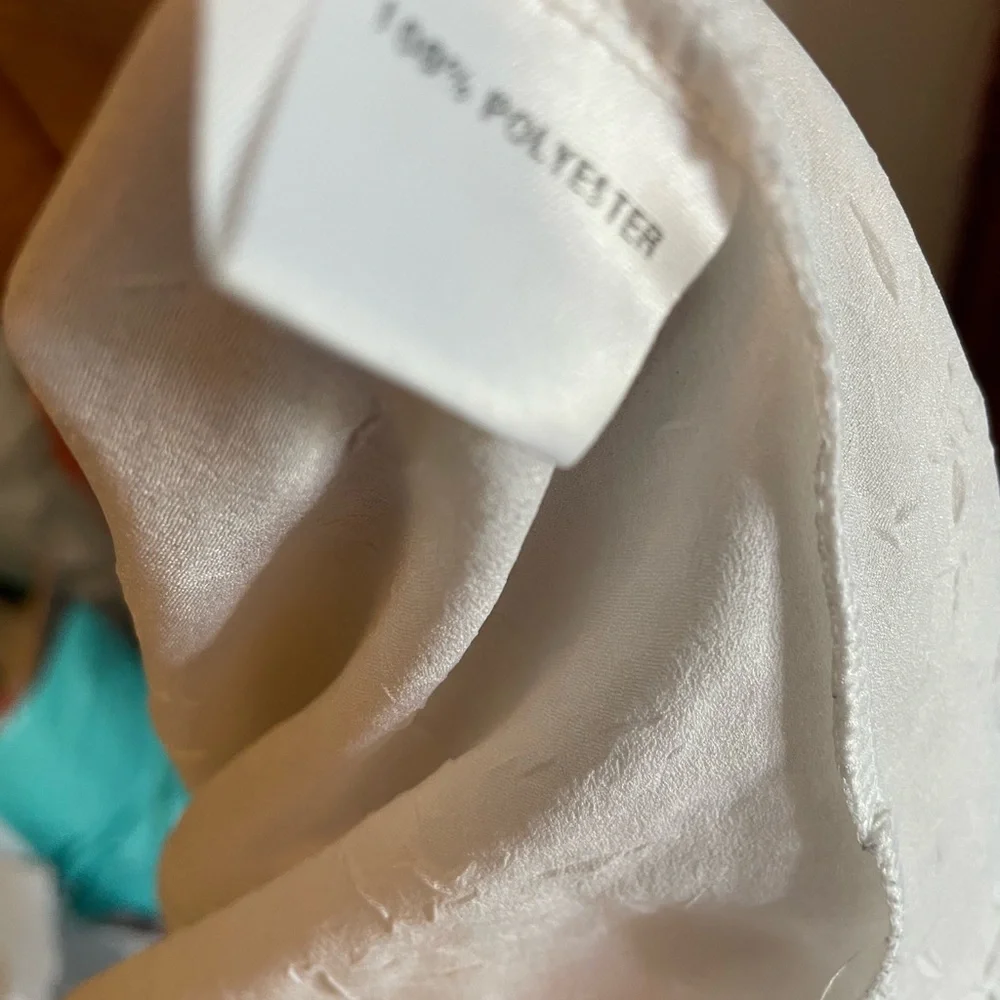 🌞🦋 Fits M Gorgeous flirty white summer top - Picture 3 of 7